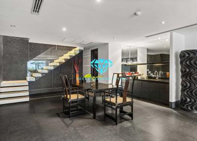 Stunning modern and stylish two-story duplex penthouse For sale in Layan, Phuket.