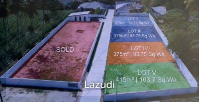 Land for sale 415 SQ.M Sun Side Residences Huaiyai-Pattaya