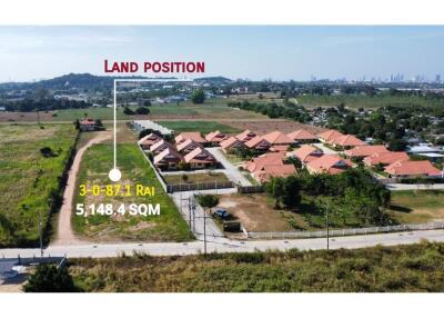 Land for sale in  Soi Thung Klom Pattaya.