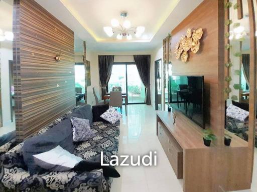 2 Bed 1 Bath 53 SQ.M Dusit Grand Condo View