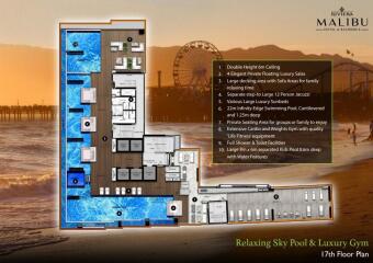 3 Bedrooms condo in The Malibu Hotel and Residence Pratumnak for sale