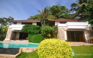 Thai/Balinese 4-Bedroom Oceanfront Baan Kata Villa for Sale - 150 meters from Kata Beach