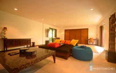 Thai/Balinese 4-Bedroom Oceanfront Baan Kata Villa for Sale - 150 meters from Kata Beach