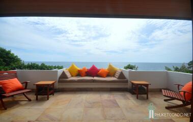 Thai/Balinese 4-Bedroom Oceanfront Baan Kata Villa for Sale - 150 meters from Kata Beach