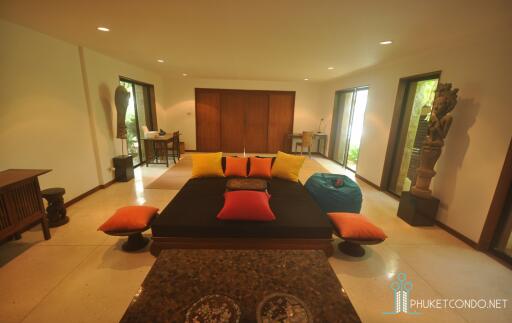 Thai/Balinese 4-Bedroom Oceanfront Baan Kata Villa for Sale - 150 meters from Kata Beach