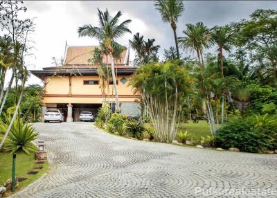 Luxury Thai-Style 7-Bedroom Vichuda Hills Villa for Sale in Layan Phuket - Massive 5,400 sqm Land Plot