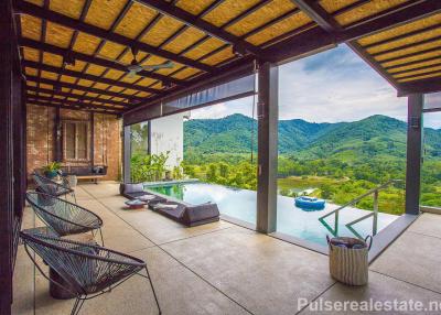 Double-story 5 Bedroom Mountain View Luxury Villa for Sale in the Hills of Baan Manick, Phuket