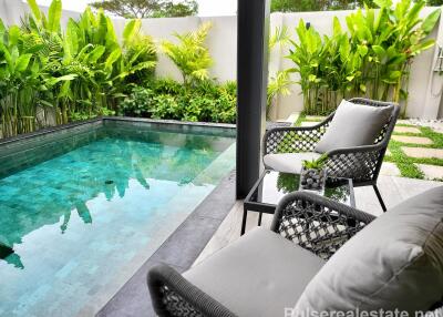 2 Bedroom Hi-Tech Solar Power Panel Integrated Pool Villas near Laguna Phuket