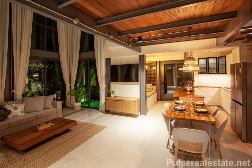 2 Bedroom Hi-Tech Solar Power Panel Integrated Pool Villas near Laguna Phuket