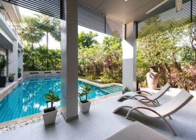 Modern Solar Powered 4 Bed Family Pool Villa in Layan For Sale (Non-Estate)