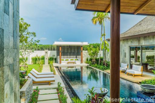 Luxury Tropical Private Pool Villas w/ Large Plots & Rooftop Sala near Bangtao Beach / Layan Beach