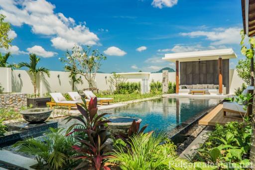 Luxury Tropical Private Pool Villas w/ Large Plots & Rooftop Sala near Bangtao Beach / Layan Beach