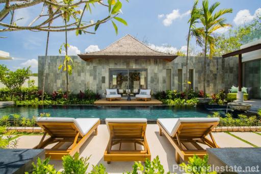 Luxury Tropical Private Pool Villas w/ Large Plots & Rooftop Sala near Bangtao Beach / Layan Beach