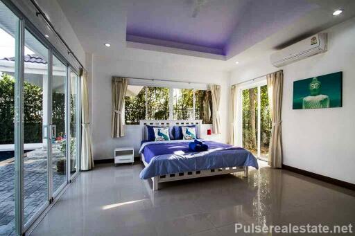 Balinese Style 4-Bedroom Mountain View Villa in Chalong for Sale