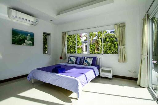 Balinese Style 4-Bedroom Mountain View Villa in Chalong for Sale