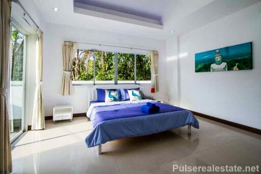 Balinese Style 4-Bedroom Mountain View Villa in Chalong for Sale