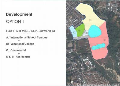 Commercial Land of 71 Rai for Sale in Kathu - International School, College, Mixed Business Use