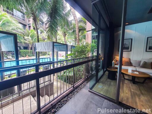 Elegant 1 Bedroom Pool Access Serviced Apartment for Sale, Nai Harn, Phuket