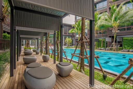 Elegant 1 Bedroom Pool Access Serviced Apartment for Sale, Nai Harn, Phuket