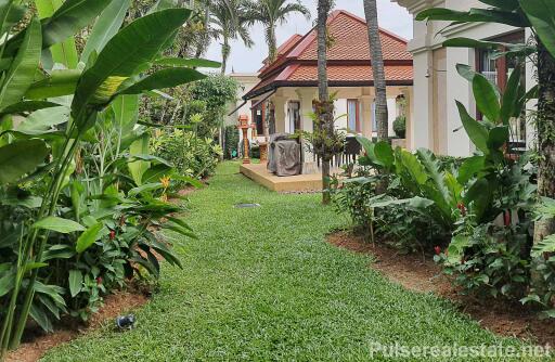 Recently Renovated Pool Villa for Sale, Sai Taan, Phuket, Big Swimming Pool, Big Garden