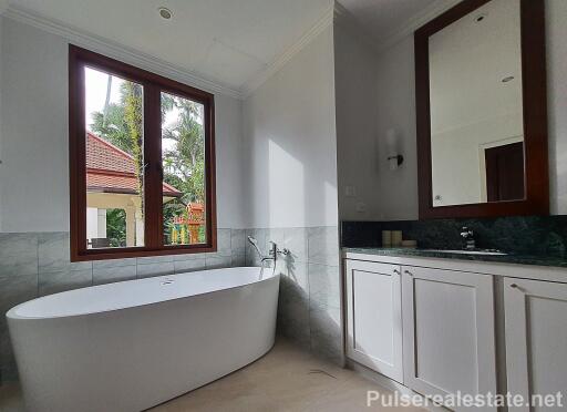 Recently Renovated Pool Villa for Sale, Sai Taan, Phuket, Big Swimming Pool, Big Garden