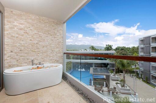 One Bedroom Foreign Freehold Serviced Apartment near Laguna, Phuket for Sale