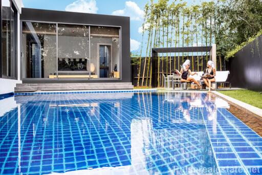 4-6% Rental Guarantee for 30 Years - Zen Style Deluxe Pool Villa for Sale, near Laguna, Phuket