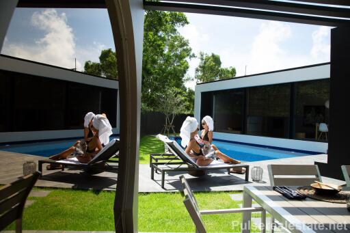 4-6% Rental Guarantee for 30 Years - Zen Style Deluxe Pool Villa for Sale, near Laguna, Phuket