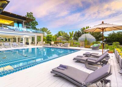 Lavishly Furnished 5 Bedroom Sea View Pool Villa in the Hills of Layan for Sale