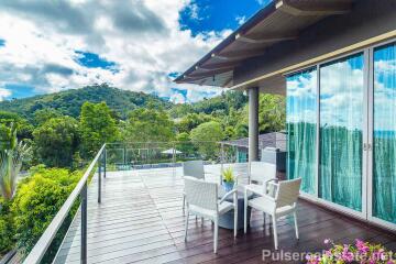 Lavishly Furnished 5 Bedroom Sea View Pool Villa in the Hills of Layan for Sale