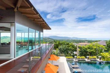 Modern 7-Bedroom Sea View Pool Villa in the Hills of Layan, Phuket