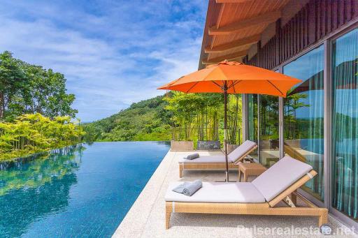 Modern 7-Bedroom Sea View Pool Villa in the Hills of Layan, Phuket