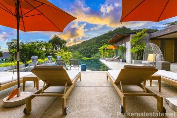 Modern 7-Bedroom Sea View Pool Villa in the Hills of Layan, Phuket