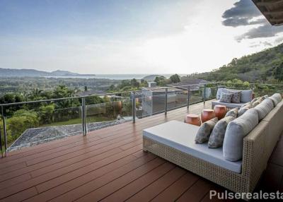 Panoramic Sea View Super Villa in the Hills of Layan, Phuket