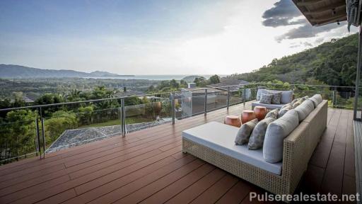 Panoramic Sea View Super Villa in the Hills of Layan, Phuket