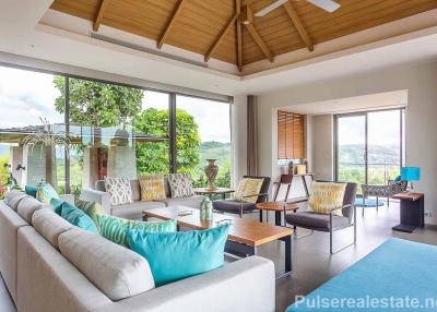 Exquisite Sea View Super Villa in the Hills of Layan, Phuket