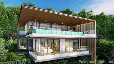 Brand New 5 Bedroom Luxury Sea View Pool Villas Overlooking Chalong Bay