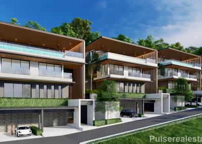 Brand New 5 Bedroom Luxury Sea View Pool Villas Overlooking Chalong Bay