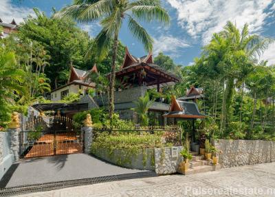 Luxury 4 Bedroom Sea View  Villa in the Hills of Surin for Sale