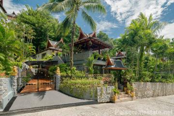 Luxury 4 Bedroom Sea View  Villa in the Hills of Surin for Sale