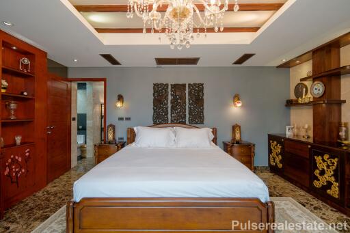 Luxury 4 Bedroom Sea View  Villa in the Hills of Surin for Sale