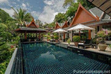 Luxury 4 Bedroom Sea View  Villa in the Hills of Surin for Sale