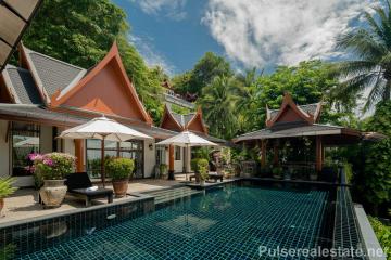 Luxury 4 Bedroom Sea View  Villa in the Hills of Surin for Sale