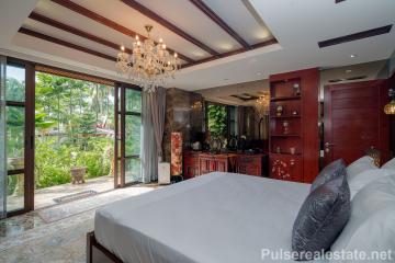 Luxury 4 Bedroom Sea View  Villa in the Hills of Surin for Sale