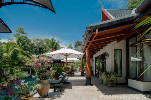 Luxury 4 Bedroom Sea View  Villa in the Hills of Surin for Sale