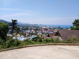 4 Rai Sea View Land in the Hills of Karon Beach, Phuket for Sale