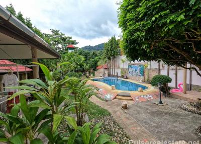 Thai Style House in Kata/Karon in Phuket, Private Pool, Big Garden Space