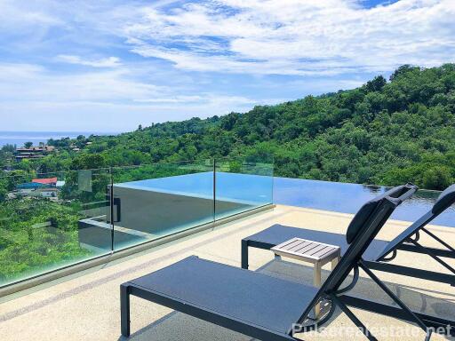 Ready to Move in Panoramic Sea View Villa, Infinity-edge Pool, Naithon Beach