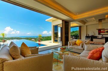 Ready to Move in Panoramic Sea View Villa, Infinity-edge Pool, Naithon Beach