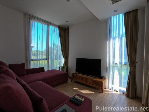 One Bedroom 61 sqm Partial Seaview Luxury Condo for Sale, Baan Mai Khao, Phuket